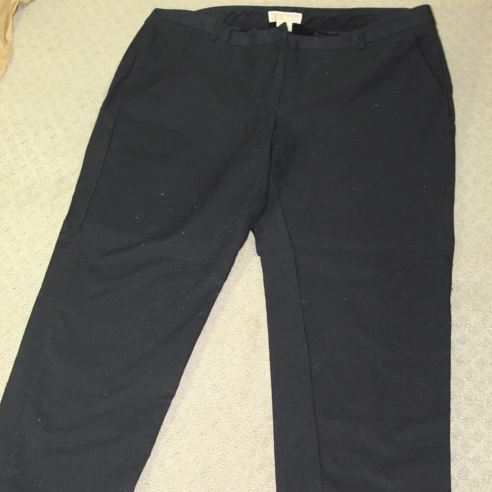 Michael Kors Women's 18W Navy Chino Pants